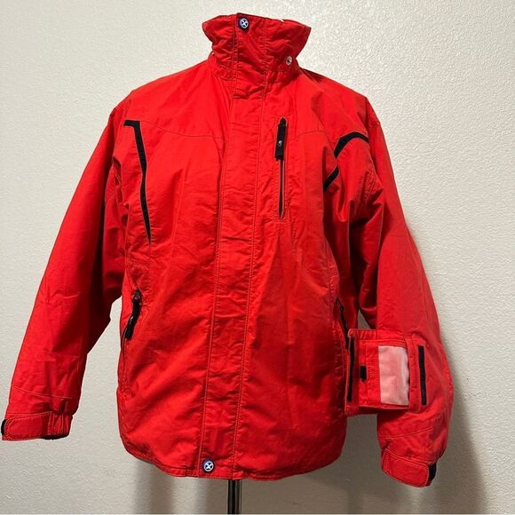 14 YEARS Descente, Red Hooded Ski Jacket EUC - Picture 2 of 9
